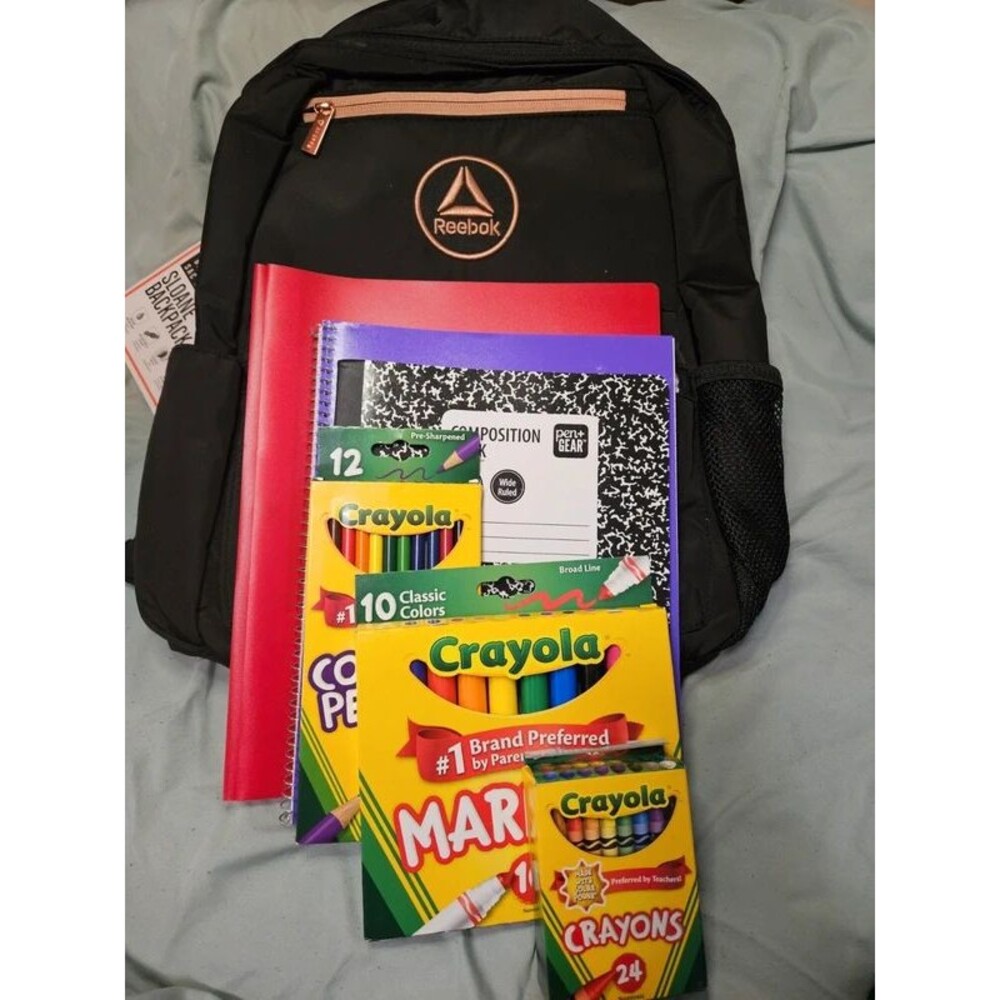Reebok Backpack with Goodies!
